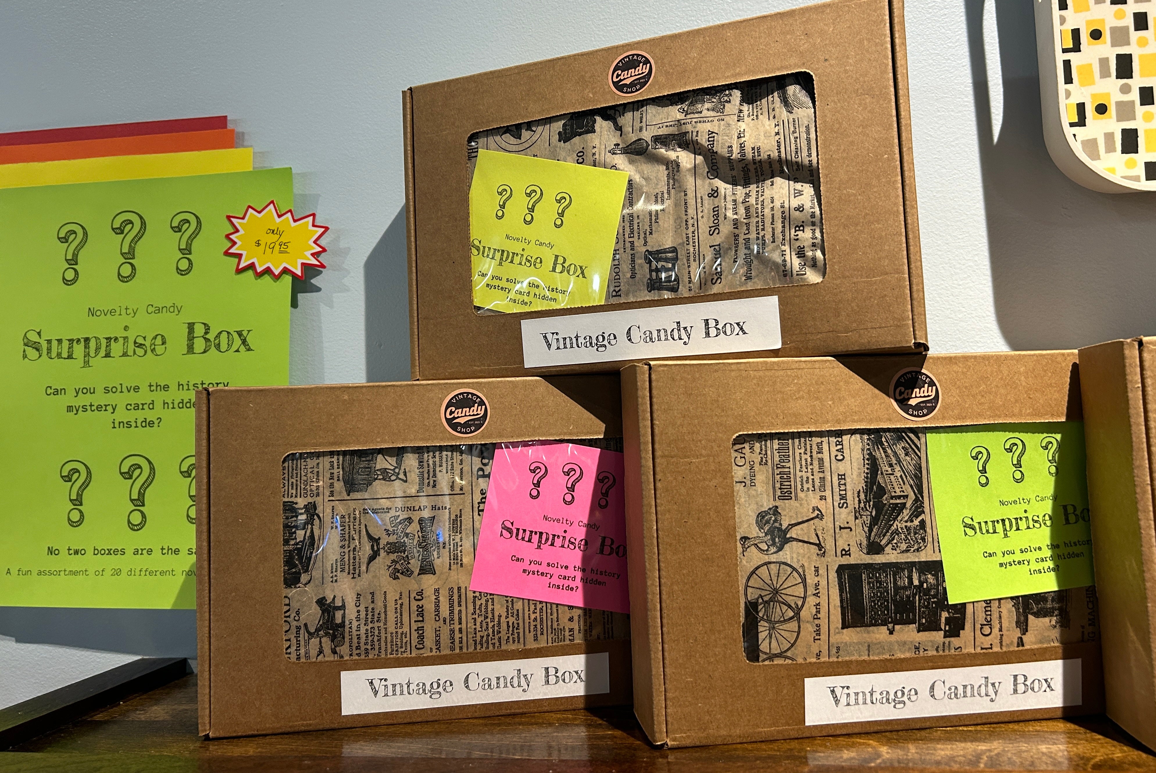 Vintage Candy Surprise Box | Vintage Candy Shop 38 W King Street
