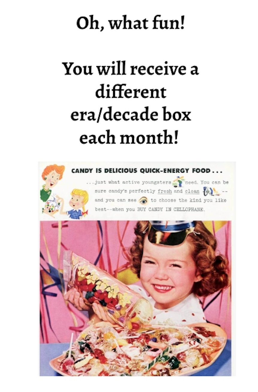 Vintage Candy Surprise Box | Vintage Candy Shop 38 W King Street